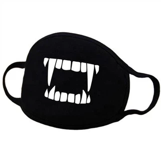 Zwart halfgelaatsmasker