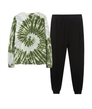 Pyjamaset met lange top