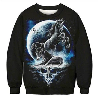 Sweatshirt in effen kleur